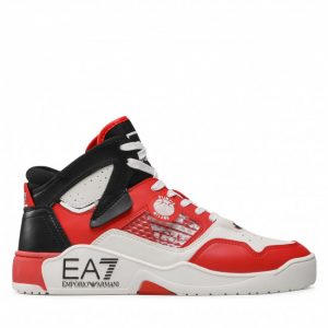 Sneakersy EA7 EMPORIO ARMANI - X8Z033 XK267 Q697 High Risk/Black/Wht