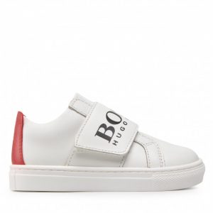 Sneakersy BOSS - J09168 S White 10B