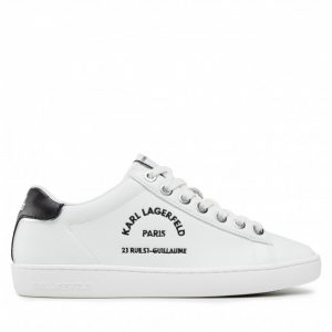 Sneakersy KARL LAGERFELD - KL61278 White Lthr
