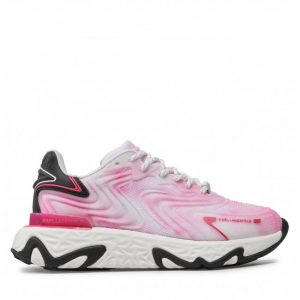 Sneakersy KARL LAGERFELD - KL62430 Light Pink Lthr
