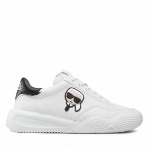 Sneakersy KARL LAGERFELD - KL52830 White Leather