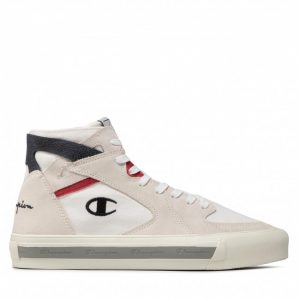 Sneakersy CHAMPION - Z70 Mid S21766-CHA-WW007 Wht/Red