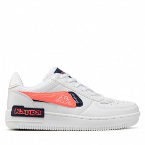 Sneakersy KAPPA - 243137NC White/Coral 1029