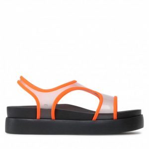 Sandały MELISSA - Bikini Platform Ad 33430 Black/Orange 51598