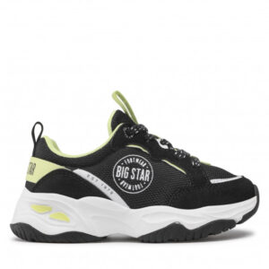 Sneakersy BIG STAR - JJ374271 Black/Yellow
