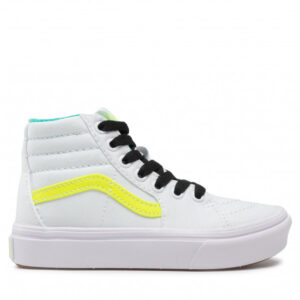 Sneakersy VANS - Comfycush Sk8-Hi VN0A4U1RABV1 (Fluro) Safety Yellow/Tru