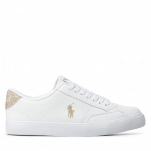 Sneakersy POLO RALPH LAUREN - Theron IV RF103544 White/Gold