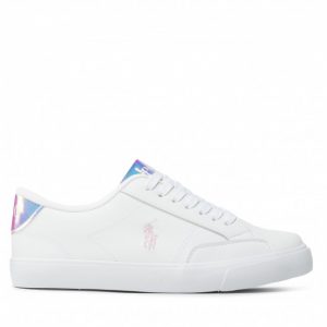 Sneakersy Polo Ralph Lauren - Theron IV RF103548 White/Iridscnt/Pk