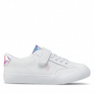 Sneakersy Polo Ralph Lauren - Theron IV Ps RF103549 S White/Iridscnt/Pk