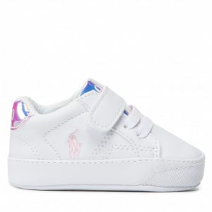Sneakersy Polo Ralph Lauren - Theron Iv Ps RL100654 White/Pink