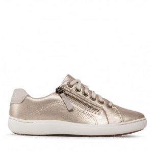 Sneakersy CLARKS - Nalle Lace 261666564 Champagne Lea