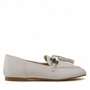 Lordsy CLARKS - Pure2 Tassel 261644224 White Leather