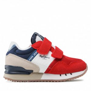 Sneakersy PEPE JEANS - London One Bk PBS30523 Red 255