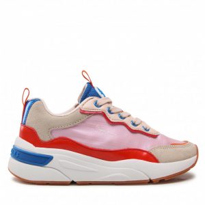 Sneakersy PEPE JEANS - Arrow Curve Girl PGS30536 Mauve Pink 319