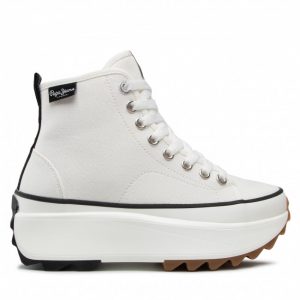 Sneakersy PEPE JEANS - Woking Basic PLS31311 White 800