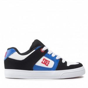 Sneakersy DC - Pure ADBS300267 Black/Royal/Athletic Red(Bya)