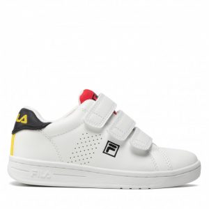 Sneakersy FILA - Crosscourt 2 Nt Velcro Kids FFK0018.13041 White/Fila Red