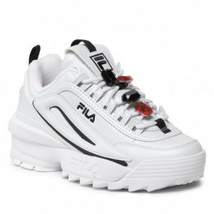 Sneakersy FILA - Disruptor Chain Wmn FFW0090.13036 White/Black