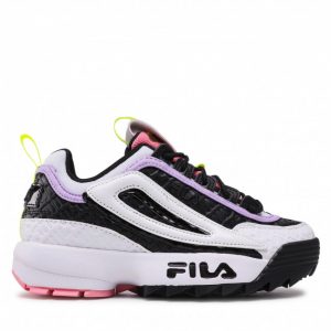 Sneakersy FILA - Disruptor Logo Wmn FFW0091.83055 Black/Purple Rose