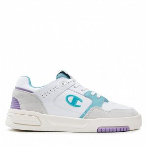 Sneakersy CHAMPION - Z80 Low S11426-CHA-WW016 Wht/Turquoise
