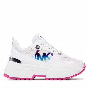 Sneakersy MICHAEL KORS KIDS - Cosmo Sport MK100457C White/Rainbow Multi