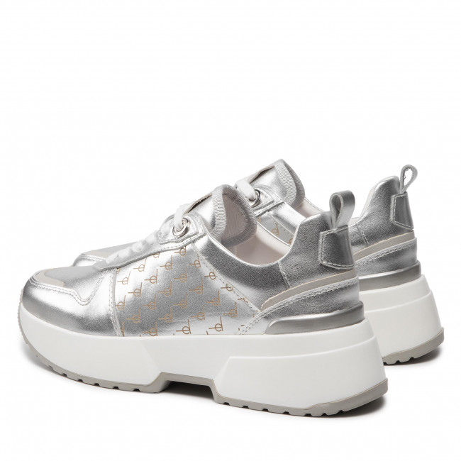 Sneakersy EVA LONGORIA - EL-49-05-000666 110 srebrne