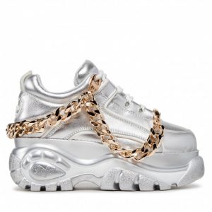 Sneakersy BUFFALO LONDON - Chain BN15332891 Silver/Gold