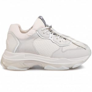 Sneakersy BRONX - 66167E-AB Off White 5