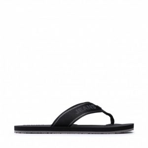Japonki TOMMY JEANS - Comfort Footbed Beach Sandal EM0EM00693 Black BDS