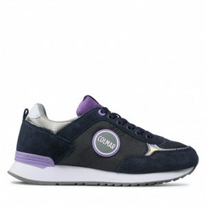 Sneakersy COLMAR - Travis Colors 092 Anthracite/Lilac/Dusty Green