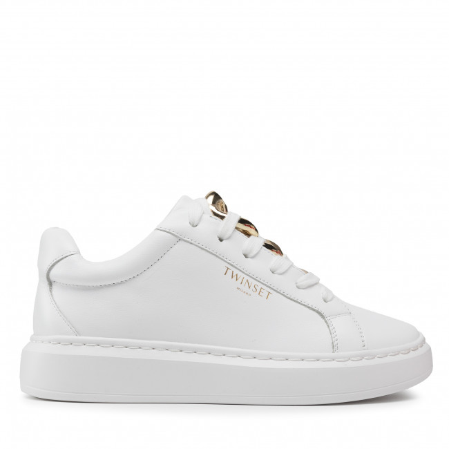 Sneakersy TWINSET – 221TCP200 Bianco Ottico 00001 – białe