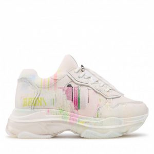 Sneakersy BRONX - 66423-A White/Digital Multi Pastel 3588
