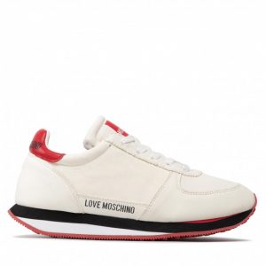 Sneakersy LOVE MOSCHINO - JA15332G1EIE0100 Bianco