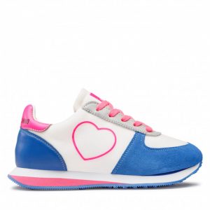 Sneakersy LOVE MOSCHINO - JA15522G0EJM110B Mix Bia/Blt/Per/Fux