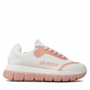 Sneakersy LOVE MOSCHINO - JA15515G0EIZK10B Bianco/Nude