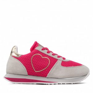 Sneakersy LOVE MOSCHINO - JA15522G0EJL160A Fuxia/Bian/Plat