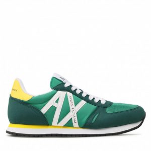 Sneakersy ARMANI EXCHANGE - XUX017 XCC68 K725 Dark Green/Green