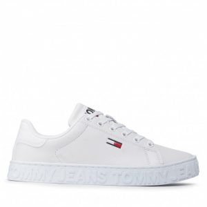 Sneakersy TOMMY JEANS - Cool Tommy Jeans Sneaker EN0EN01787 White YBR