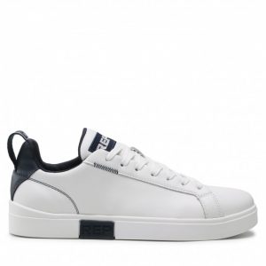 Sneakersy REPLAY - Polaris Bic GMZ3P .000.C0001L White/Navy