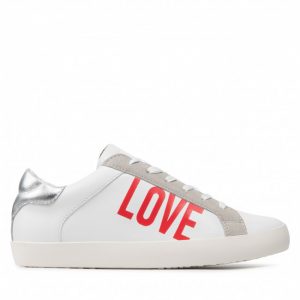 Sneakersy LOVE MOSCHINO - JA15532G0EIAC10A Bianco/Argento