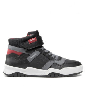Sneakersy GEOX - J Perth B. A J167RA 0FEFU C0260 S Black/Dk Red