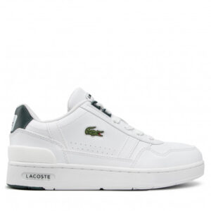 Sneakersy LACOSTE - T-Clip 0121 1 Suj 7-42SUJ00041R5 Wht/Dk Grn