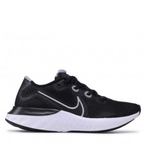 Buty Nike - Renew Run CK6360 008 Black/Metallic Silver/White