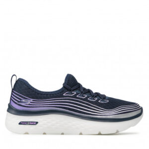 Sneakersy SKECHERS - Go Walk Hyper Burst 124599/NVLV Navy/Lavender