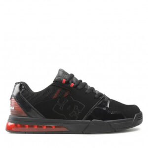 Sneakersy DC - Sw Versatile ADYS200071 Black/Black/Red (XKKR)