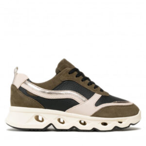 Sneakersy TAMARIS - 1-23727-39 Blk/Olive Comb 079