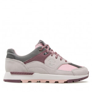 Sneakersy TIMBERLAND - Field Trekker Low TB0A2JMD032 Lt Grey Suede W Pink