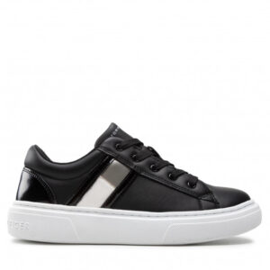 Sneakersy Tommy Hilfiger - Low Cut Lace-Up Sneaker T3A9-32310-1451 S Black 999