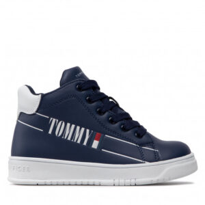 Sneakersy TOMMY HILFIGER - High Top Lace-Up Sneaker T3B9-32463-1431 M Blue/White X007