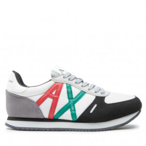 Sneakersy ARMANI EXCHANGE - XUX017 XCC68 N646 Opt.White/Multicolor